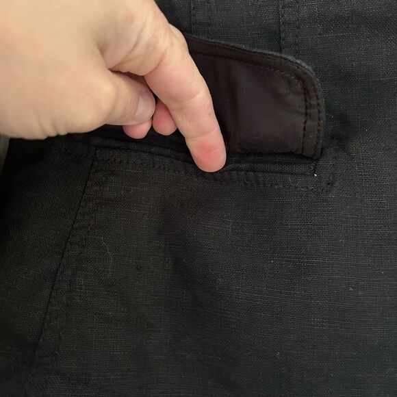 Philippe Adec Black Linen Blazer - Picture 9 of 12